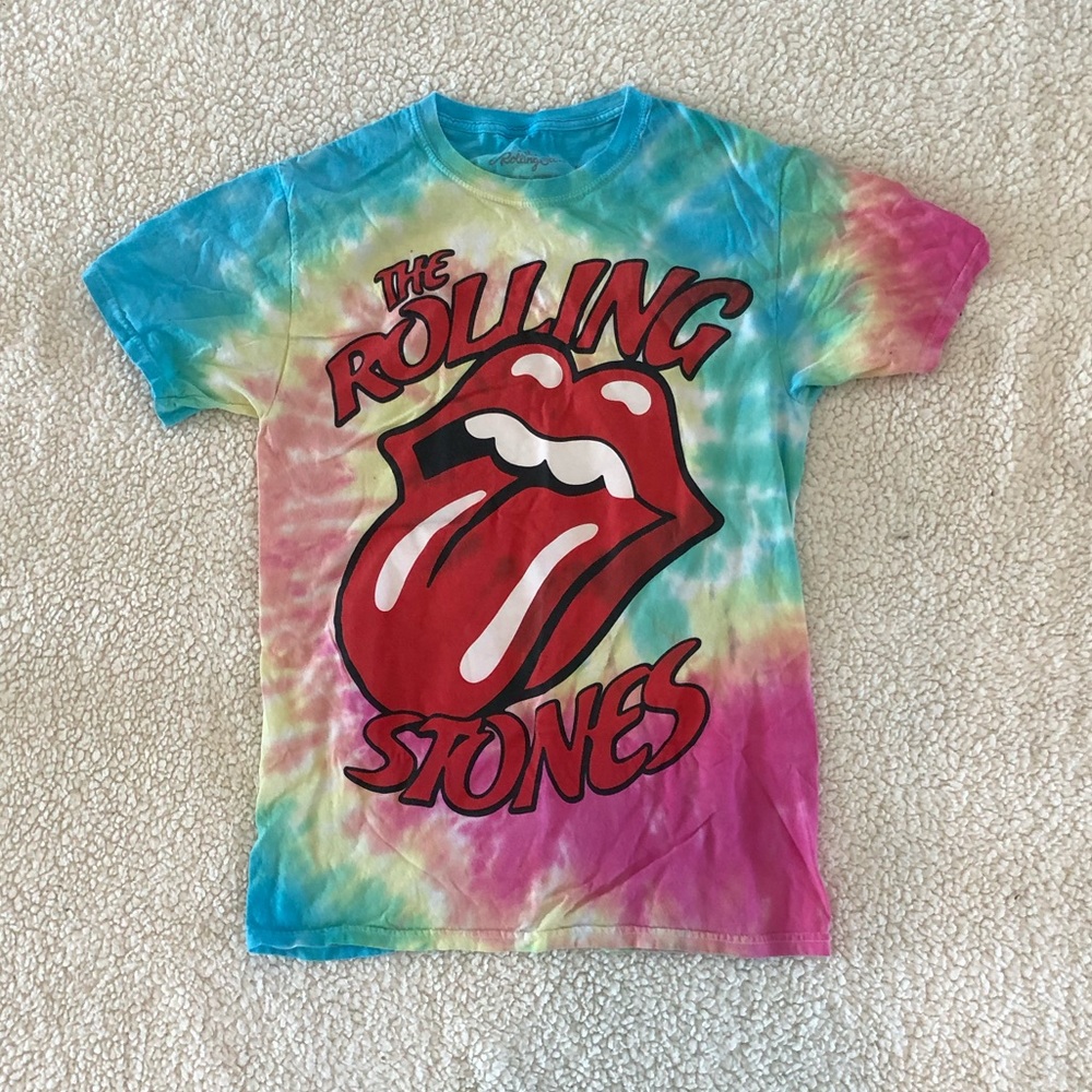 COPY - Rolling Stones Tie-Dye Graphic T-shirt Siz…